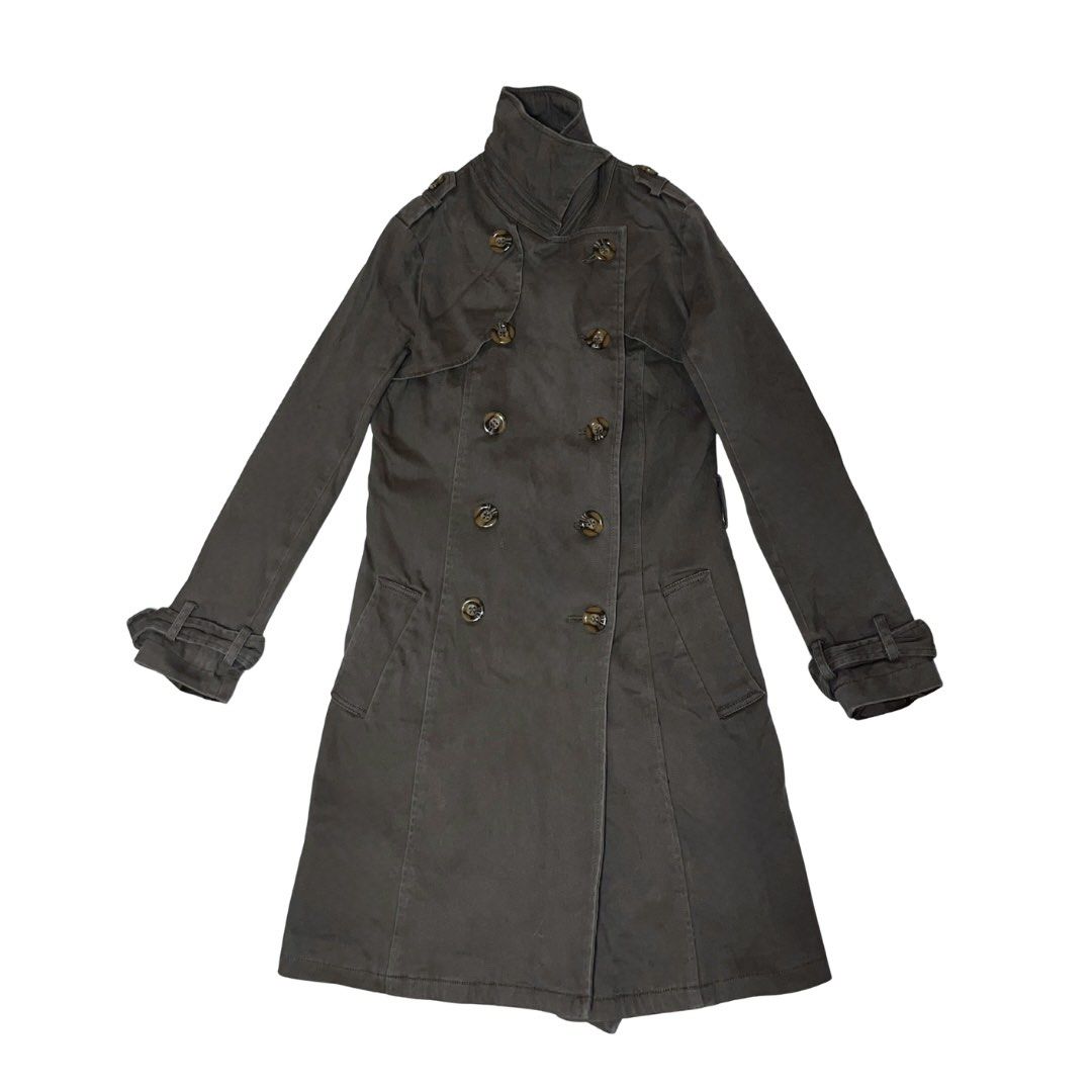 INDEX Dark Brown Double-Breasted Trench Coat (Category: Coats, Jackets and Outerwear) located in Manila. Submitted by c112206 (Listing ID 1414134363, Image 1). Description: • Double-breasted design • Also purchased here on Carousell! • Very good condition but missing belt • Used only once during my December 2025 Japan trip • Perfect for stylish winter fits and ideal for layering 📍 Biñan/Pasig (Meetup can be at SM Megamall, subject to availabilit