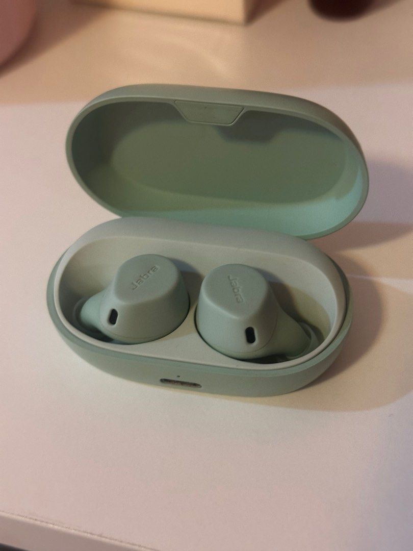 Jabra Elite 7 Active True Wireless Earbuds (Category: Earphones) located in San Juan City. Submitted by stuff.from.g (Listing ID 1414143558, Image 1). Description: - Jabra Elite 7 Active earbuds (mint green) - Includes charging case - USB-C charging cable included - Comes with extra ear tips - No box SRP: 7,350 RFS: Upgraded.