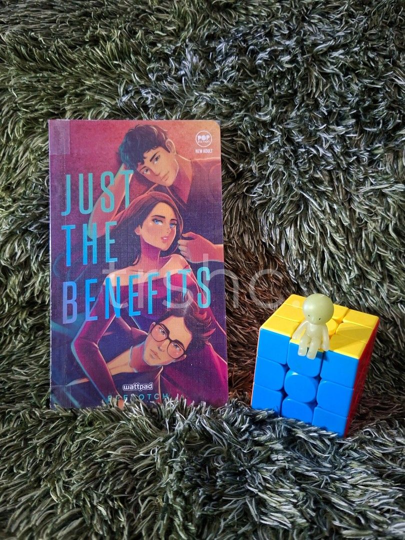 Just The Benefits by Beeyotch (Category: Storybooks) located in Manila. Submitted by trishami (Listing ID 1414100344, Image 1). Description: Selling my copy of Just the Benefits by Beeyotch. Condition: - Pre-loved - Black patches on the sides of the pages due to storage - All pages are in good condition and readable - Covered with plastic cover - Includes original bookmark Details: - Popular Filipino romance novel - Well taken care of despite min
