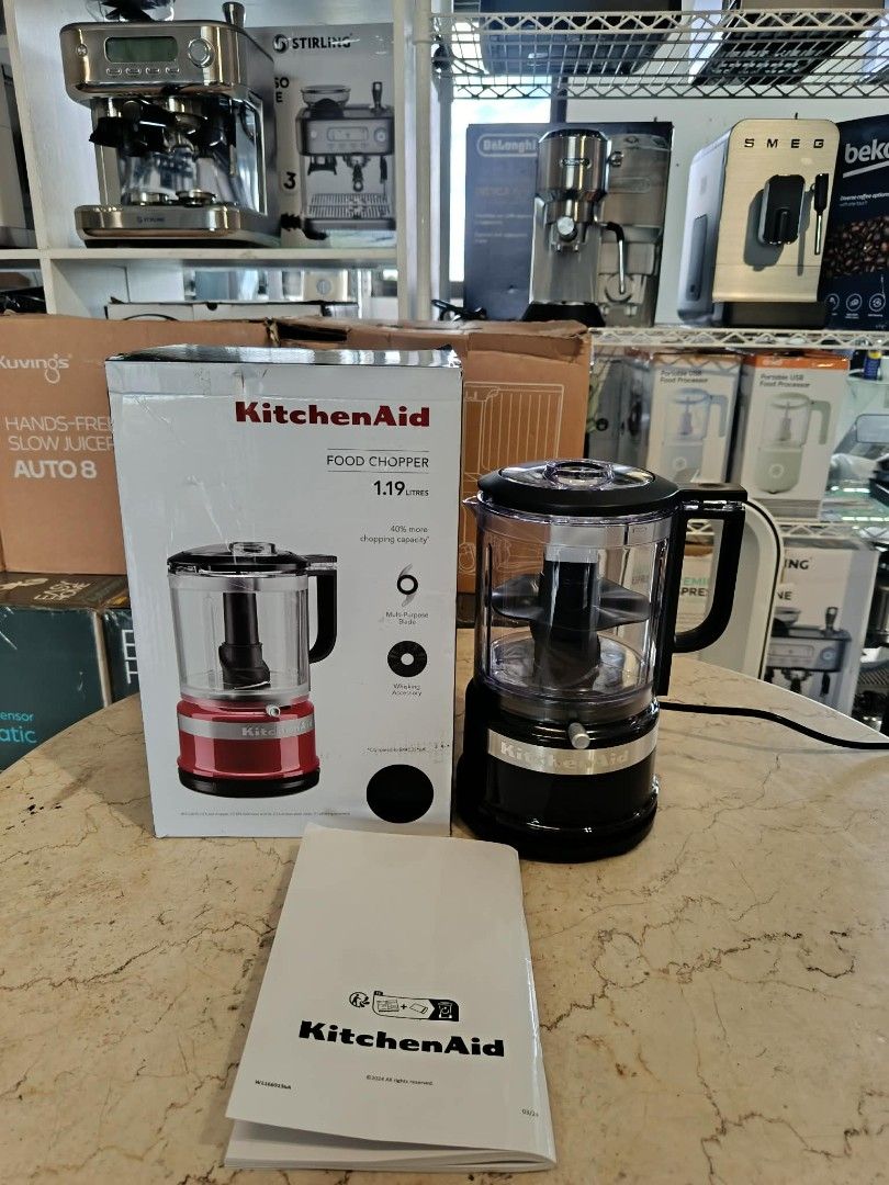 KITCHEN AID FOOD CHOPPER 1190ML (Category: Other Kitchen Appliances) located in Bulacan. Submitted by iamvanillapeach (Listing ID 1414101809, Image 2). Description: Brand new. Limited stocks only. With 30 days service warranty . You can try in actual if pick up. We can deliver nationwide. 📩.
