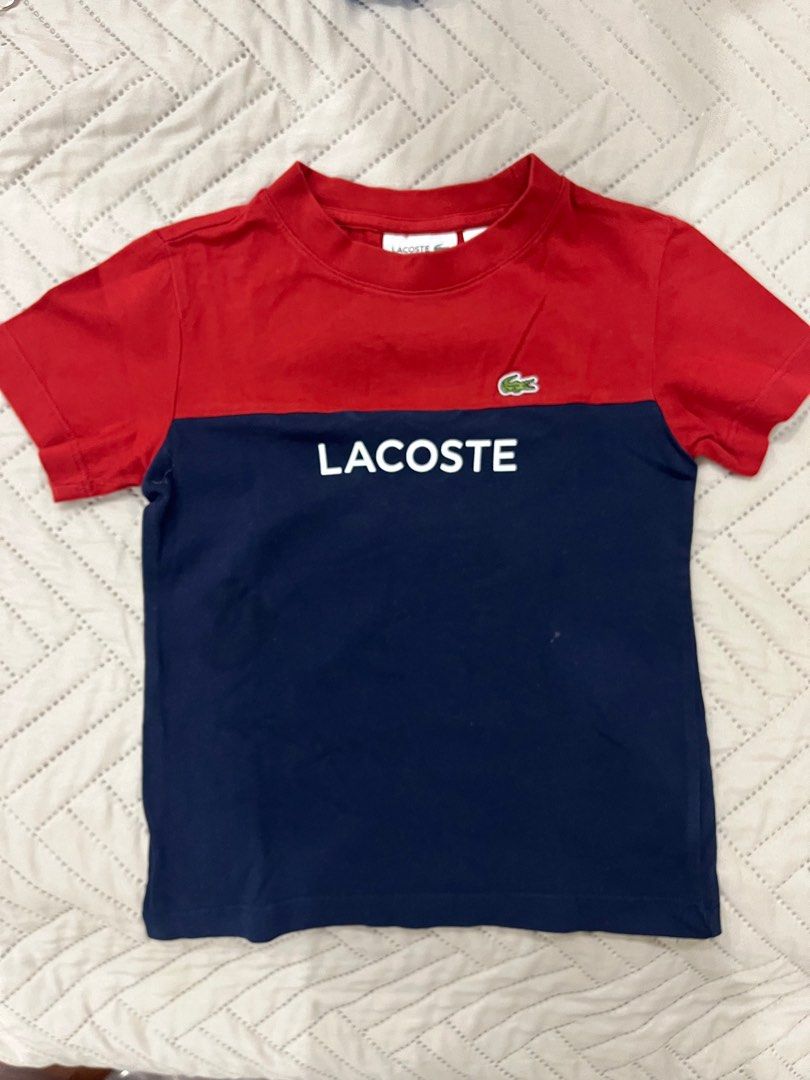 Lacoste Shirt for Kids (Category: Babies & Kids Fashion) located in Rizal. Submitted by lynneber (Listing ID 1414088004, Image 1). Description: Size 4.