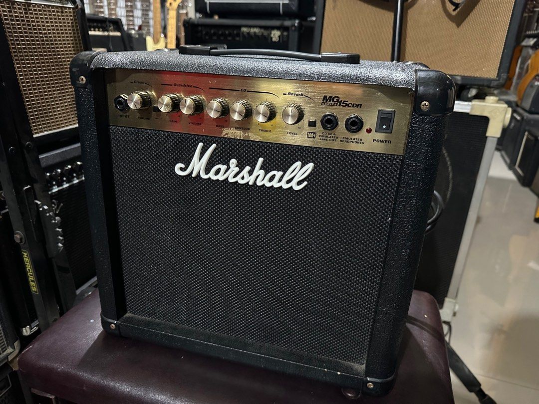 MARSHALL MG-15CDR GUITAR AMP (Category: Soundbars, Speakers & Amplifiers) located in Binan City. Submitted by asherkv13 (Listing ID 1414180214, Image 1). Description: japan surplus .