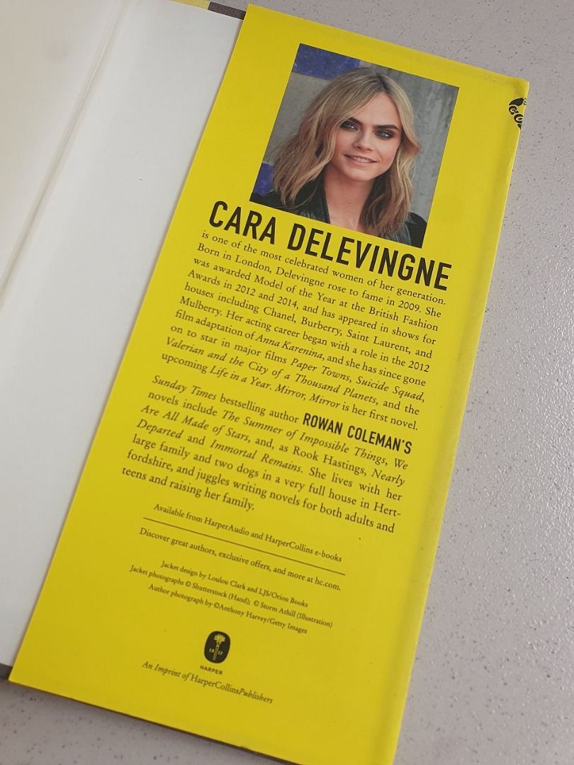 Mirror Mirror by Cara Delevingne with Rowan Coleman (Category: Mirrors) located in Quezon City. Submitted by nextnoel (Listing ID 1414246642, Image 3). Description: Mirror Mirror by Cara Delevingne (actress known for starring in Paper Towns and Suicide Squad) "Cara Delevingne, the voice of her generation, explores identity, friendship and betrayal in this gripping and powerful coming-of-age story. For fans of WE WERE LIARS, THIRTEEN REASONS WHY a