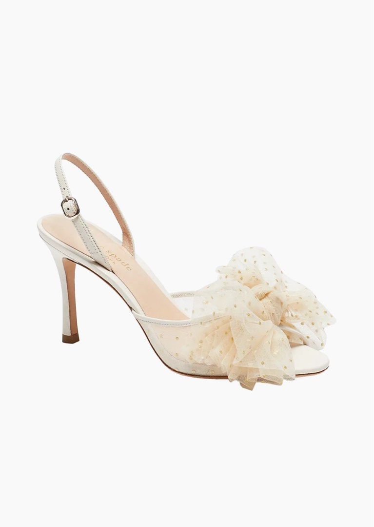 Kate Spade Bridal Shoes (Category: Heels) located in Taguig. Submitted by decluttering_mnlph (Listing ID 1414159403, Image 1). Description: Used once for event Shipped from US With box and tags .