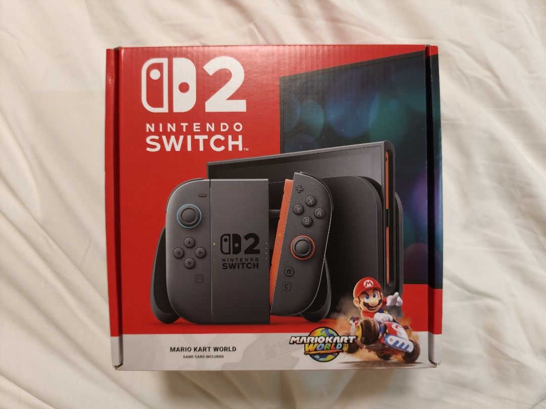 Nintendo Switch 2 Mario Kart World Bundle, Video Gaming, Video Game ...