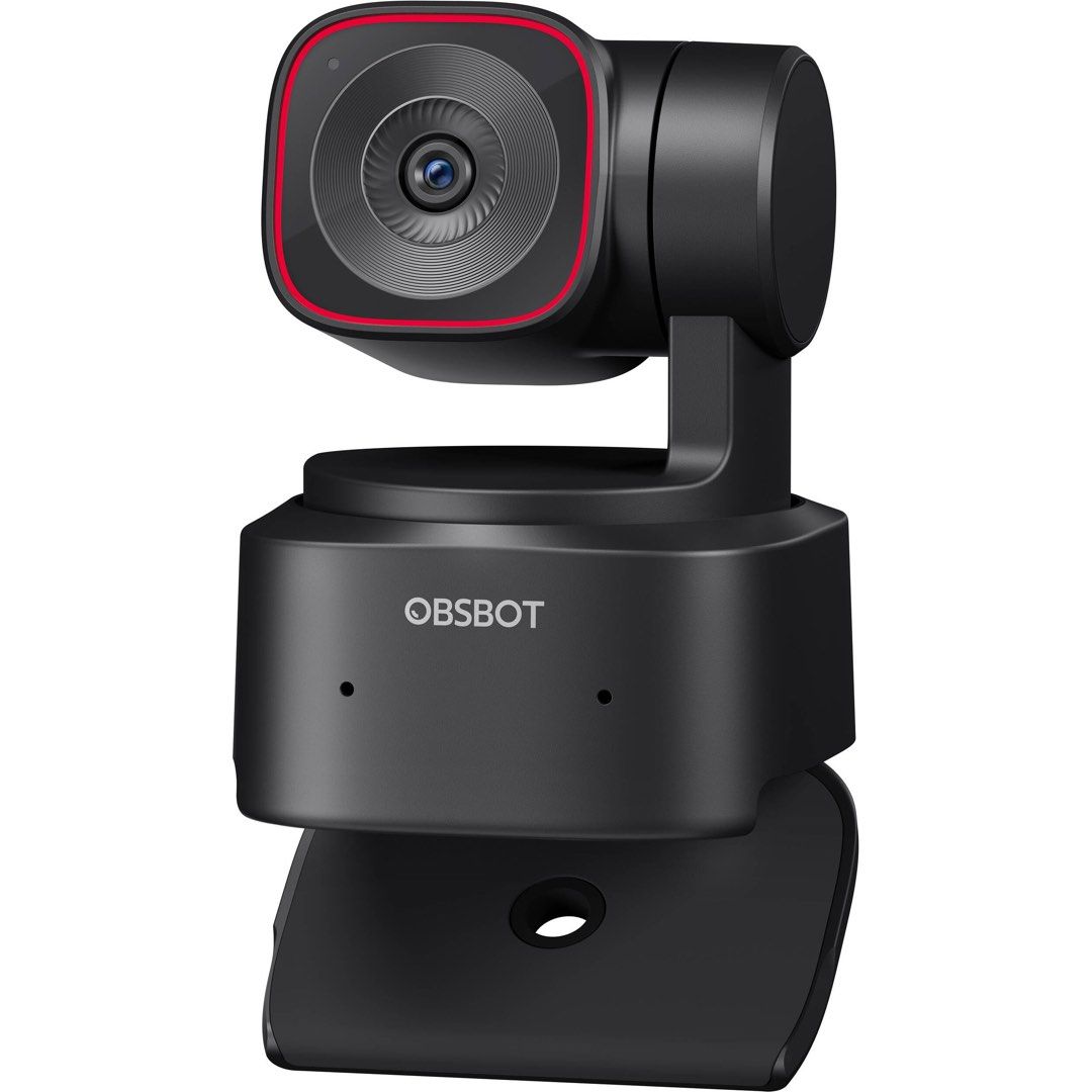 OBSBOT TINY 2 LITE (Category: Webcams) located in Hulu Langat. Submitted by killerbee00 (Listing ID 1414238478, Image 1). Description: - Brand new OBSBOT webcam - Designed for the Esports World Cup - Sleek black design with red accent - Ideal for streaming and video conferencing - Comes in original packaging - Features the OBSBOT logo.