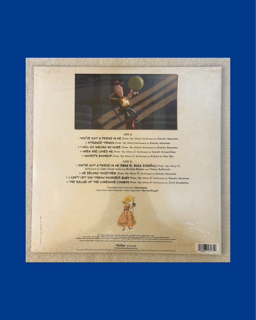 [On Hand] Toy Story: Songs To Infinity & Beyond Original Soundtrack ...