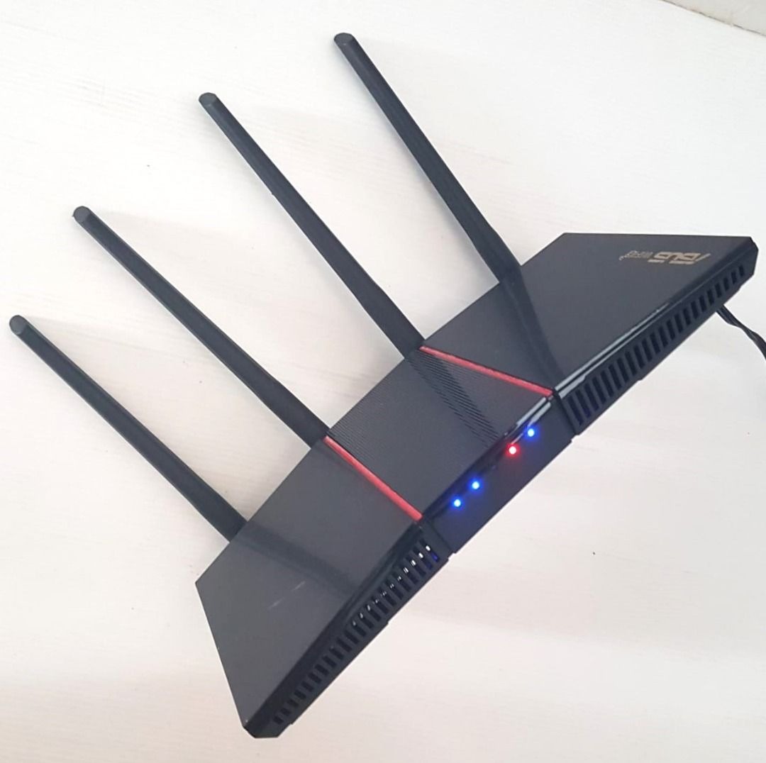 Original ASUS RT-AX3000P Router, Dual Band Wi-Fi 6 Extendable Router ...