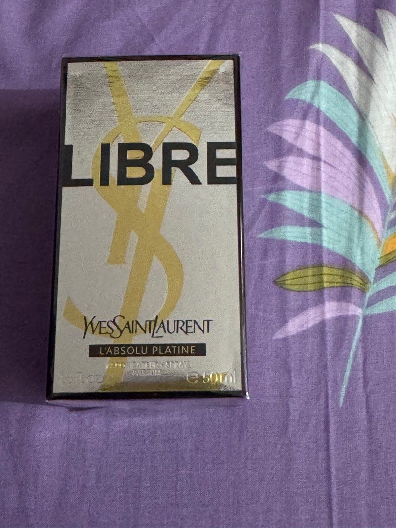 Original YSL libre L’absolu Platine 50ml (Category: Fragrance & Deodorants) located in Quezon City. Submitted by branded_jo (Listing ID 1414176083, Image 2). Description: Original YSL libre L’absolu Platine 50ml Brand new Sealed 50ml Bought in US Lalamove Ready .