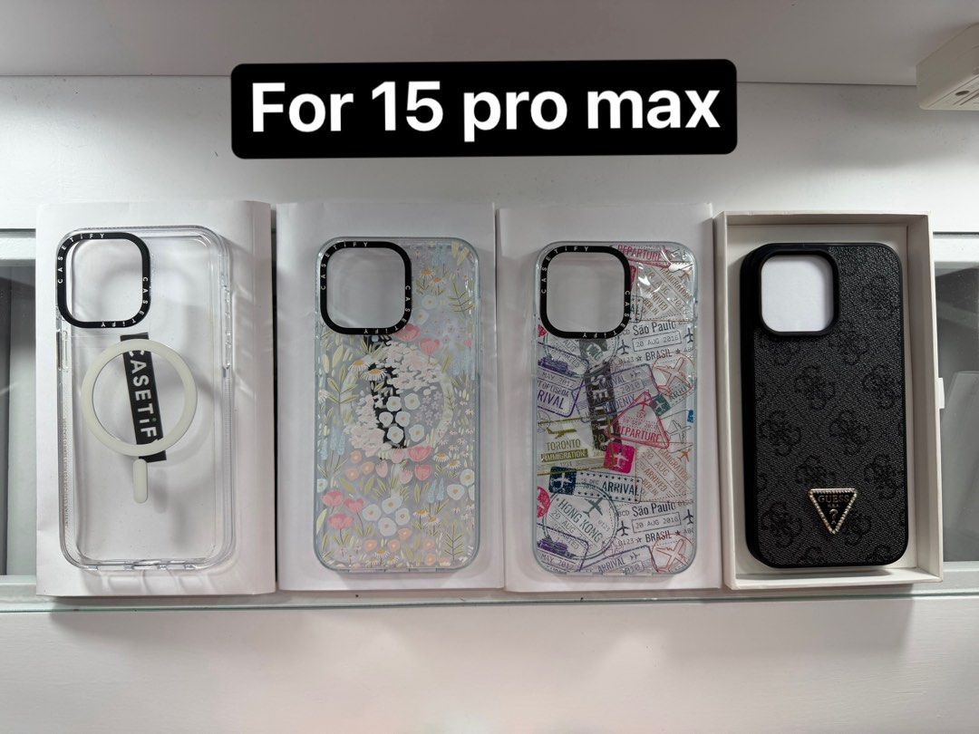 preloved iphone Cases for 14PM, 15PM and 16PM (Category: Others) located in Cabanatuan. Submitted by chooseandgo (Listing ID 1414072729, Image 2). Description: Selling preloved but well-loved phone cases Rfs: upgraded to 17pm.