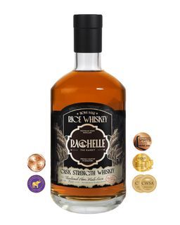 Rachelle The Rabbit Hom Mali Rice Whiskey Cask Strength, ex-wine Cask, 68% whisky bottle