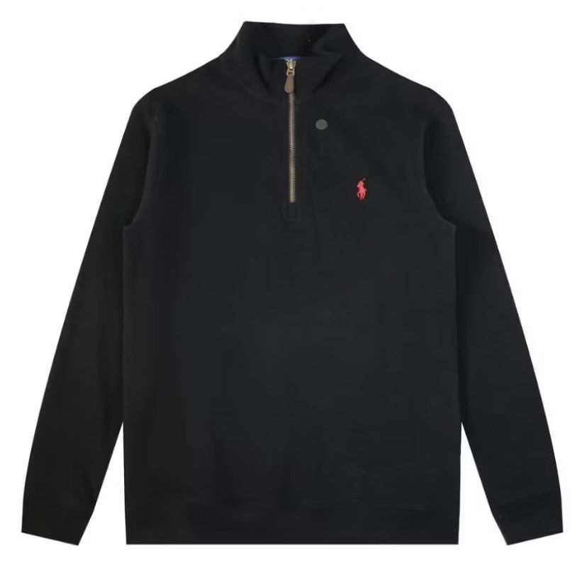 Ralph Lauren Quarter-Zip Sweatshirt (Category: Coats, Jackets and Outerwear) located in Quezon City. Submitted by mssaiira (Listing ID 1414170345, Image 1). Description: - Ralph Lauren quarter-zip sweatshirt - Stand-up collar and zipper closure - Features the iconic Polo logo - Available in multiple colors - Perfect for layering - Comfortable fit and versatile style -S,M,L,XL -PRE ORDER.