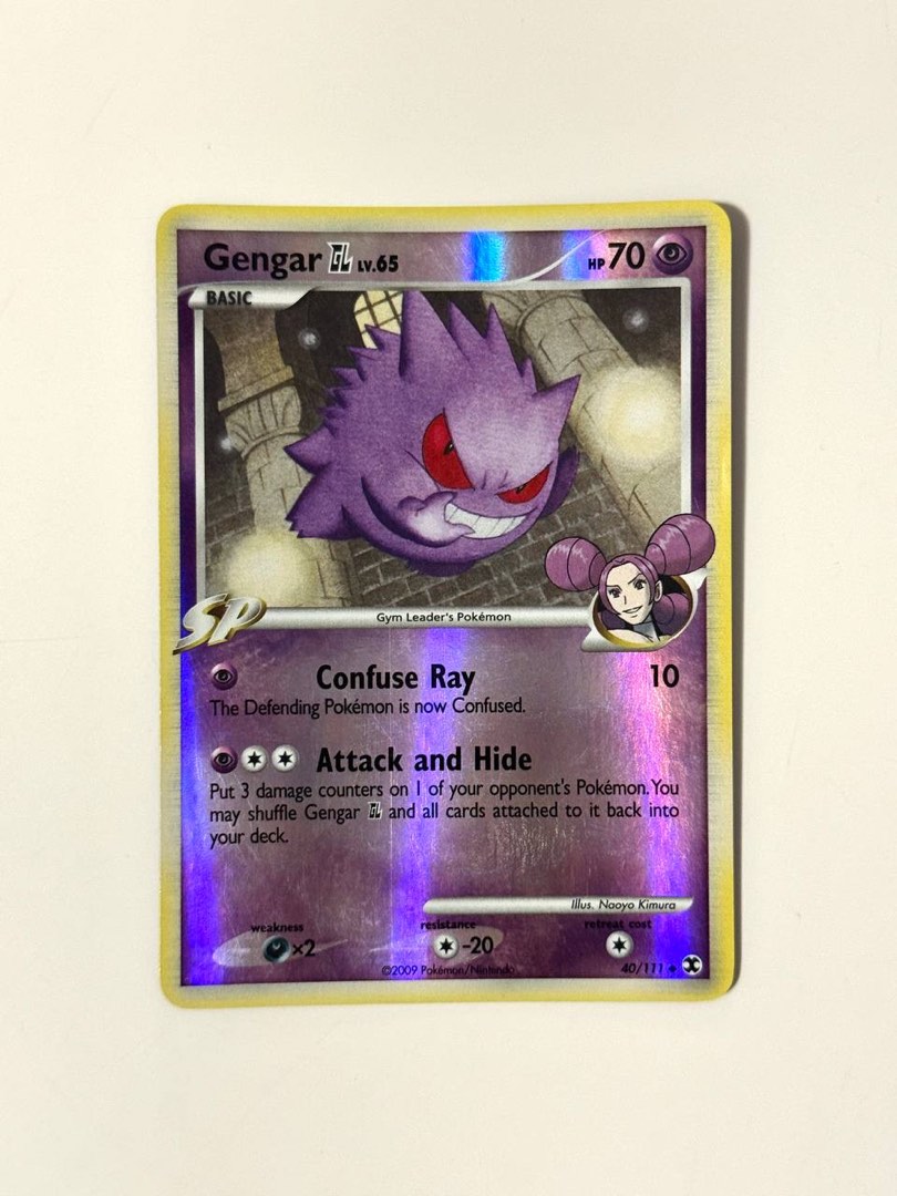 [RISING RIVALS] Gengar LV.65 Pokemon Card, Hobbies & Toys, Toys & Games ...