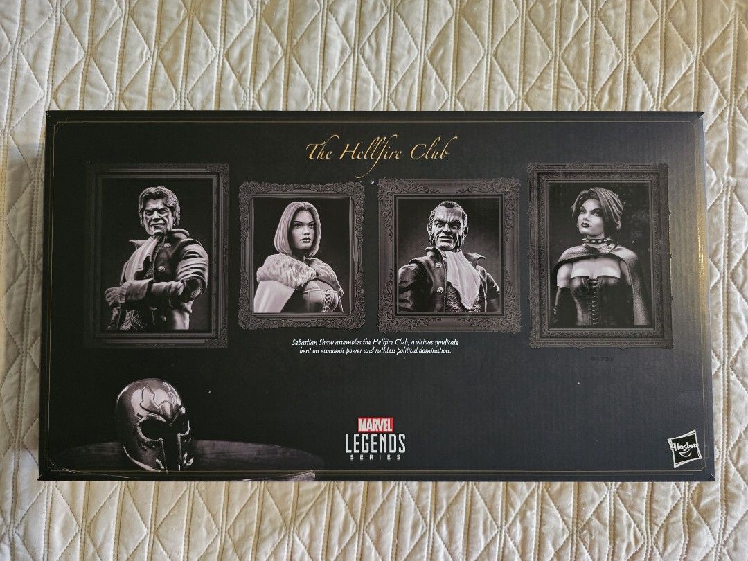 SDCC Marvel Legends The Hellfire Club Action Figure Set (Category: Figurines & Statues) located in San Juan City. Submitted by ivpotion (Listing ID 1414109802, Image 2). Description: - Marvel Legends Hellfire Club Inner Circle action figure set. - Like new - kept sealed - Includes the original shipping box.