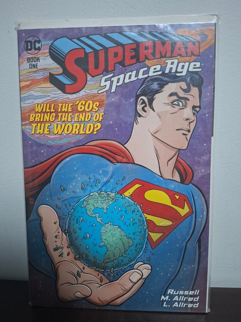 Superman Space Age Book One Card Stock (Category: Comics & Manga) located in Quezon City. Submitted by decluttersaleph (Listing ID 1414244949, Image 1). Description: - Superman Space Age Book One Card Stock - By Russell, M. Allred and L. Allred.