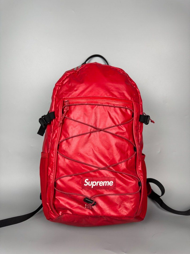 SUPREME FW17 CORDURA BACKPACK (Category: Backpacks) located in Baguio. Submitted by stockedclothing047 (Listing ID 1414172583, Image 1). Description: SUPREME FW17 CORDURA BACKPACK (VERY GOOD CONDITION) 6880 NOTE* NEEDS WASH ON SOME PARTS, NORMAL SIGNS OF WEAR.