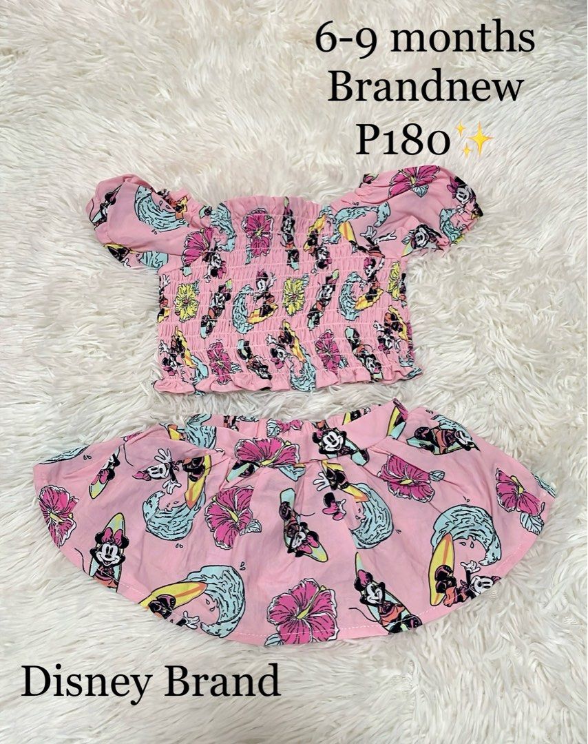 Terno for baby girl (Category: Babies & Kids Fashion) located in Bulacan. Submitted by kitty.14 (Listing ID 1414096526, Image 1). Description: Disney Brand 6-9 months.