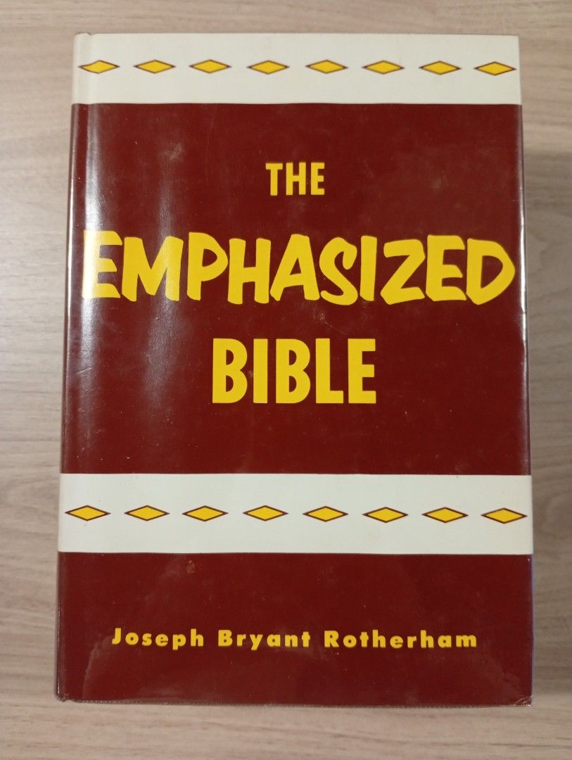 The Emphasized Bible ®️riginal (Category: Religion Books) located in Pasay City. Submitted by rarebiblesandmore (Listing ID 1414191615, Image 1). Description: The Emphasized Bible By Joseph Bryant Rotherham Kregel Publications Reprinted 1971 (Shipping fee at buyer's expense).