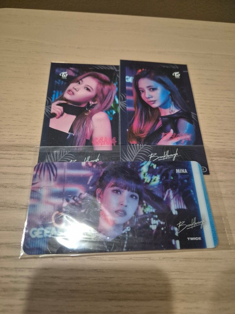 Breakthrough Sticker TWICE Japan Preorder Benefits PO #twice2 breakthrough sticker bookmark ...