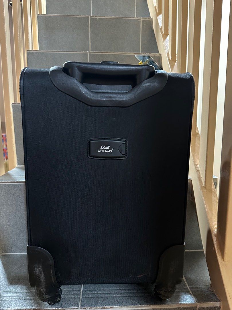 Urban Black Luggage (Category: Luggage) located in Quezon City. Submitted by shaizerp (Listing ID 1414170024, Image 2). Description: - bought it at SM Sta. Mesa - used once only - 20inches - quezon city area.