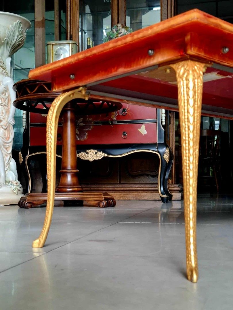 Venetian Red and Gold Lacquered Dressing Table (Category: Tables & Sets) located in Malabon City. Submitted by justineevglst (Listing ID 1414152842, Image 3). Description: Venetian Red and Gold Lacquered Dressing Table Preloved from Japan .