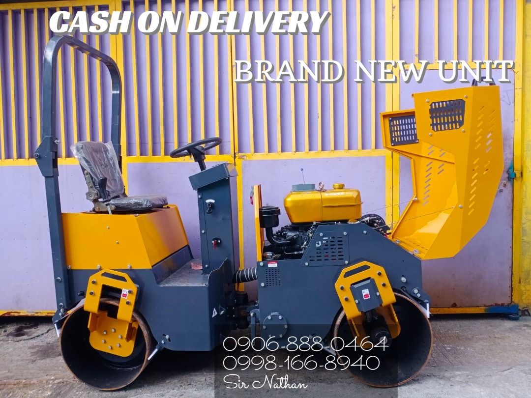 1,000Kg Ride On Road Roller Vibratory / Pison Double Drum / COD (Category: Construction Tools & Equipment) located in Manila. Submitted by trading.jenda11 (Listing ID 1414252847, Image 2). Description: CASH ON DELIVERY Fujikama Japan Ride on Road Roller Vibratory Weight : 1,000Kg Unit L : 216 cm W : 92 cm H : 146cm Wheel size front & Rear : L : 80 cm W : 53cm .