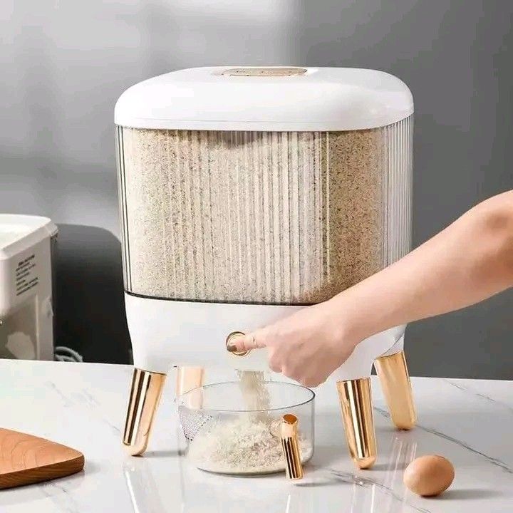 10kg Rice Dispenser (Category: Food Organization & Storage) located in Manila. Submitted by micoooy (Listing ID 1414354384, Image 2). Description: .