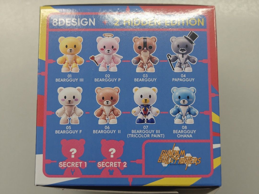 全新未砌件Bandai Namco Plabako Beargguy Family 熊霸大家族拼裝模型
