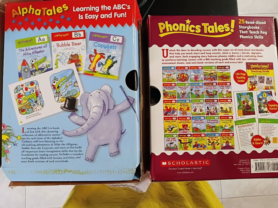 AlphaTales and Phonics Tales Book Set, Hobbies & Toys, Books ...
