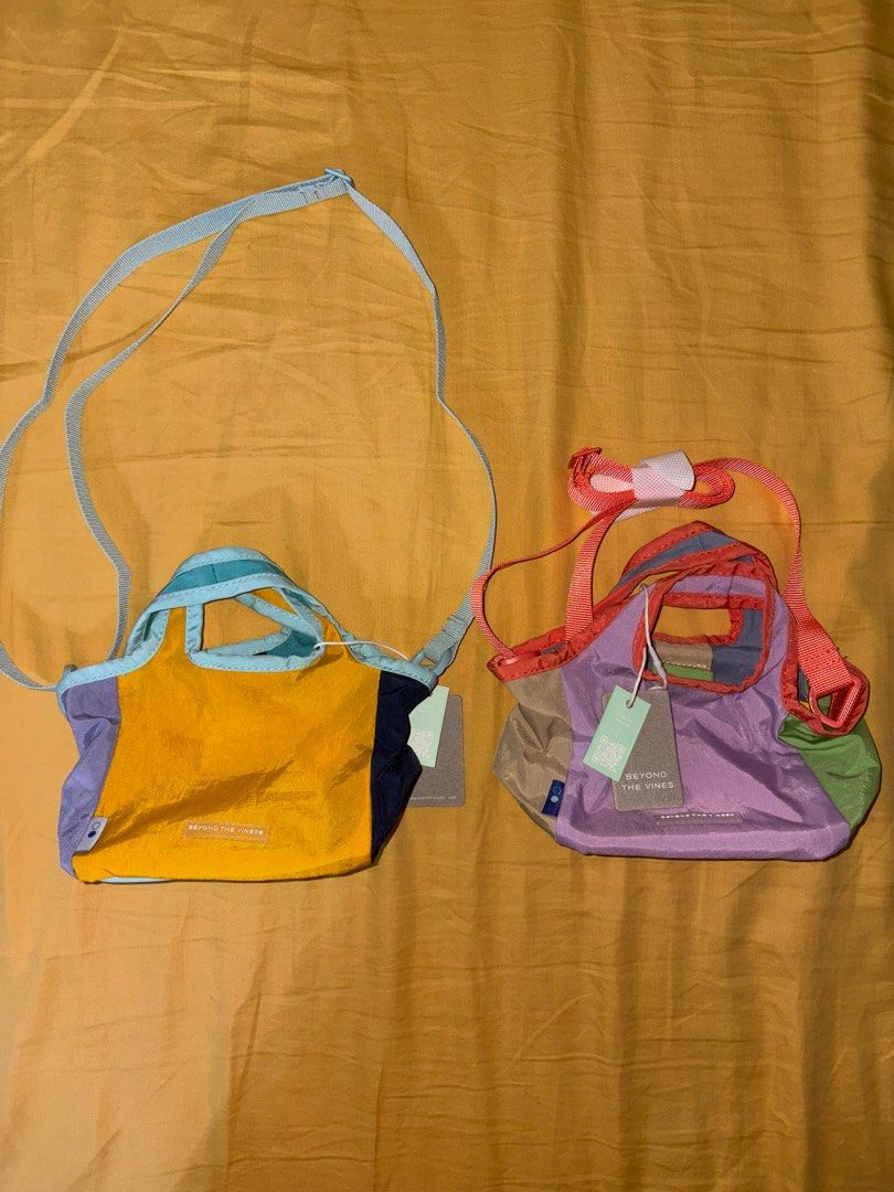 Beyond The Vines Nano Crunch Carrier (Category: Tote Bags) located in Paranaque City. Submitted by heyitsmeb (Listing ID 1414382719, Image 1). Description: For sale - Original BTV Nano Crunch Carrier Php 2,500 EACH RFS: not my style; gifted only! Loc: Sucat, Paranaque MOP: BPI/GCash/Maya MOD: Shipping c/o buyer.
