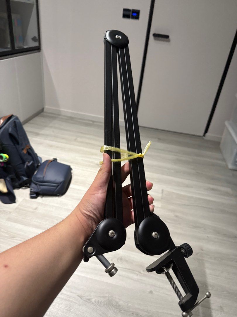Black Microphone Arm Stand