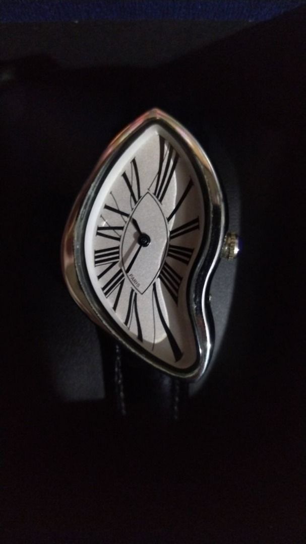 Cartier Crash Alternative (Category: Men's Watches) located in Quezon City. Submitted by efrancisco21121 (Listing ID 1414403678, Image 1). Description: - PINTIME PT:3287L - Silver case and black leather strap - Stainless steel back - Includes original box and warranty card - Water resistant.