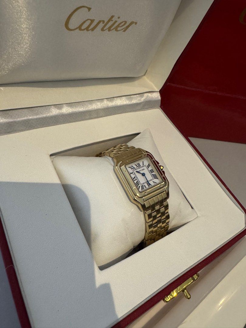 Cartier Panthere Watch (Category: Luxury Watches) located in Pasig City. Submitted by mr018 (Listing ID 1414268173, Image 2). Description: Cartier Panthere Watch for sale! Brand new Complete inclusions with original box, paperbag, & manual Pawnable 50-70% Cheaper than original mall price 15k pasig/taytay loc .