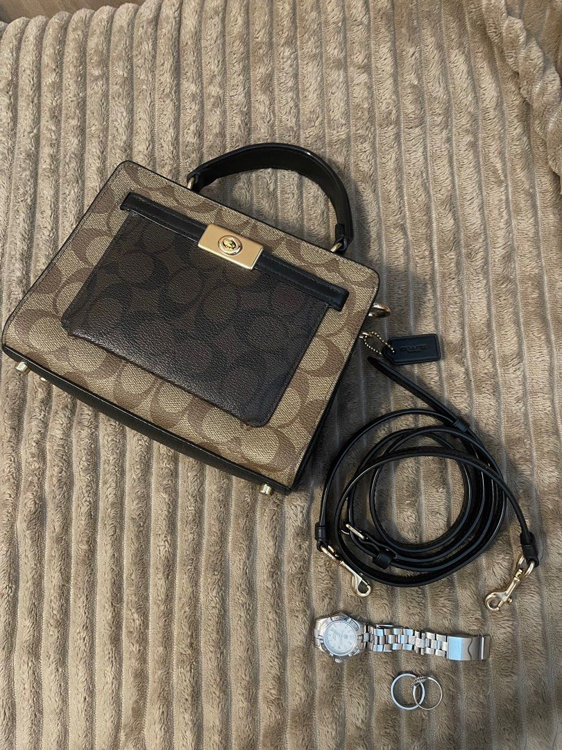 Coach Mini Lane (Category: Luxury Bags & Wallets) located in Subic. Submitted by dani70 (Listing ID 1414312636, Image 1). Description: Authentic Preloved Minimal signs of Usage Bought from Hawaii No dustbag With card.