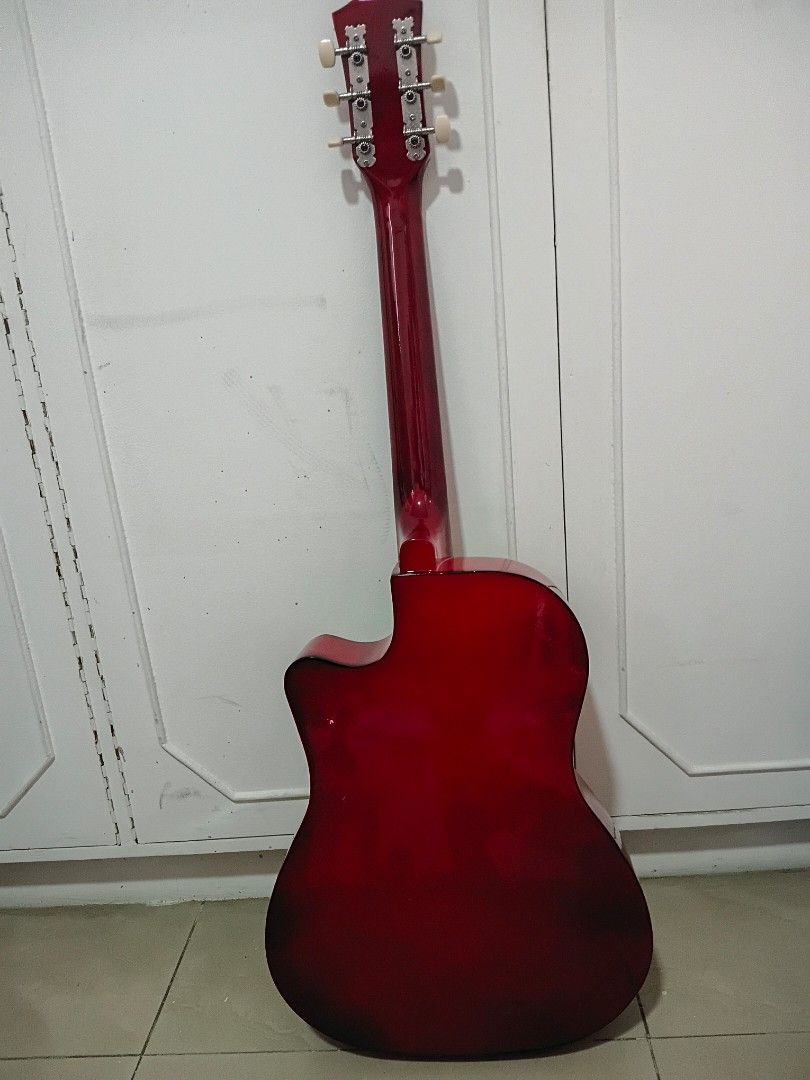 Davis Acoustic Guitar 38 Inches (Category: Musical Instruments) located in Quezon City. Submitted by diwaguitars (Listing ID 1414323256, Image 3). Description: Brand New Acoustic Guitar for sale Davis JG38C 38 inches kaya pwedeng pwede sa mga bata, beginners, o kahit marunong ka na at gusto mo lang ng extra guitar na madaling bitbitin Inclusions: Guitar Bag Guitar Strap Set of Steel Strings Gauge 10 Capo Picks Brand new with box Selling for only 