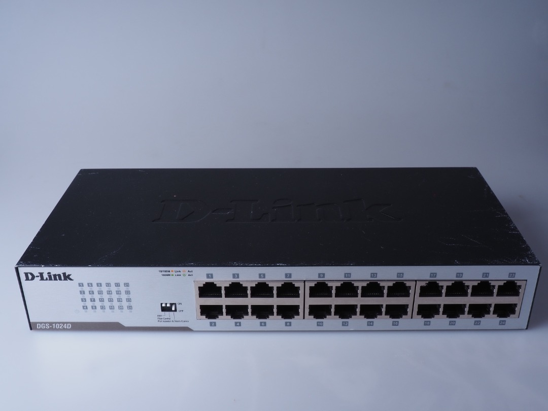 D-Link 24 port Gigabit Unmanaged Switch, Computers & Tech, Office ...