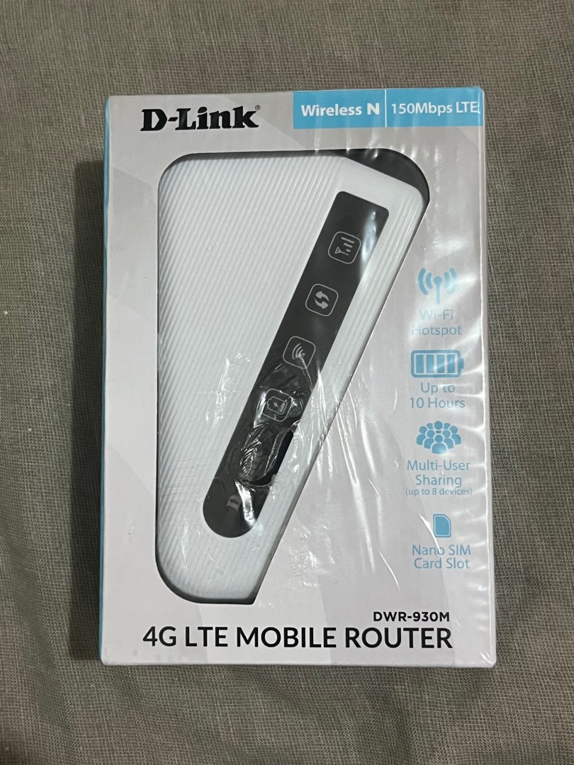 D-Link 4G LTE Mobile Router (DWR-930M), Mobile Phones & Gadgets, Mobile ...