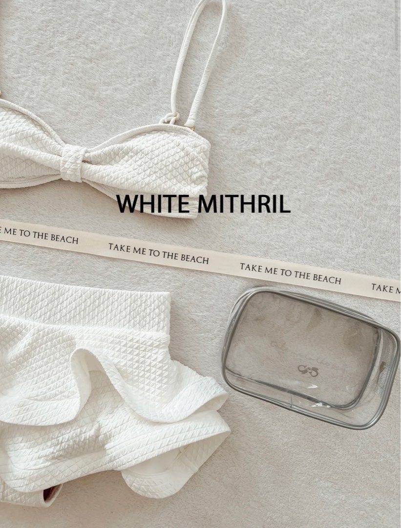 Eighth Mermaid White Mithril Bikini Set xx (Category: Bikinis & Swimsuits) located in Bacoor. Submitted by koomitushi (Listing ID 1414431782, Image 1). Description: Bust 32-34 Waist 27-28 Used for 1 hr only.