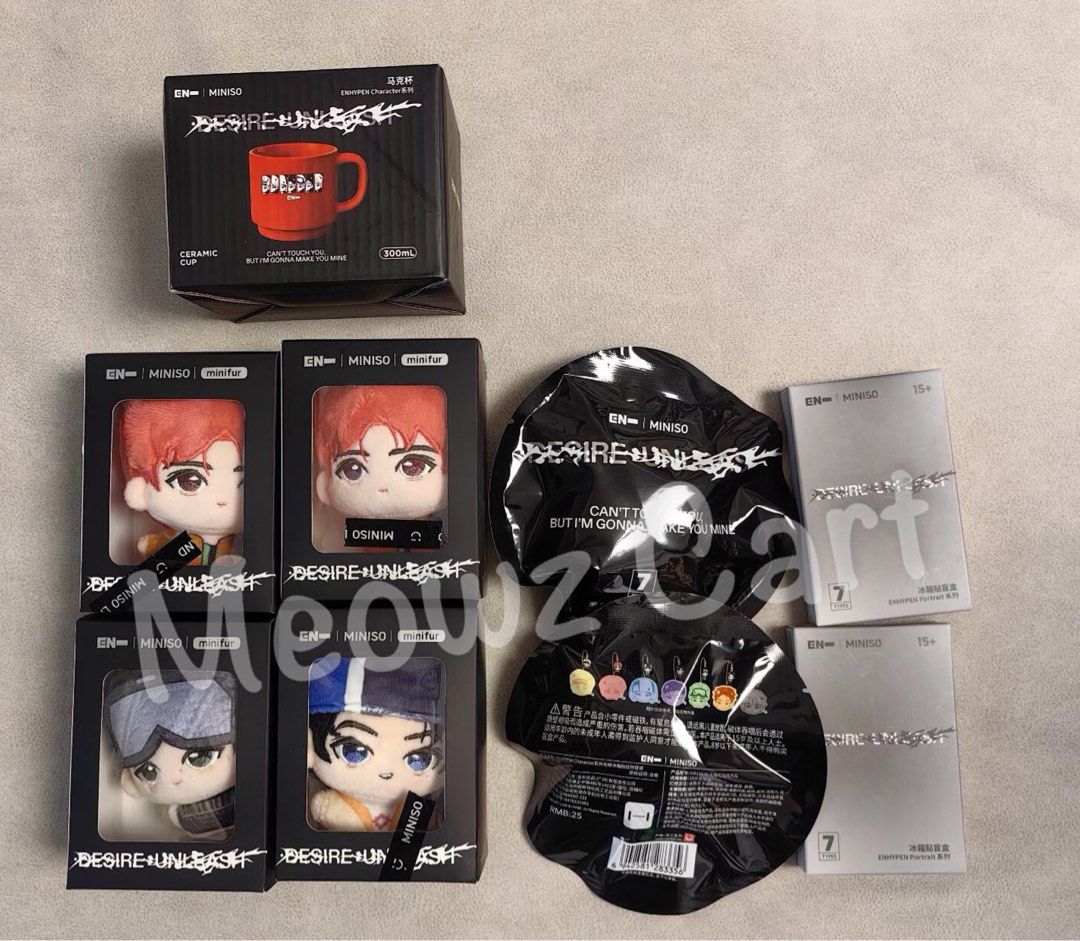 Enhypen x Miniso Plush , Hobbies & Toys, Memorabilia