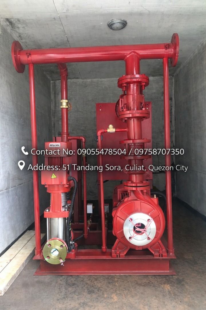 Fire Pump Package 30HP (Category: Construction Tools & Equipment) located in Quezon City. Submitted by reo_ma (Listing ID 1414299021, Image 1). Description: Fire Fighting Pump Package, complete set 30HP.