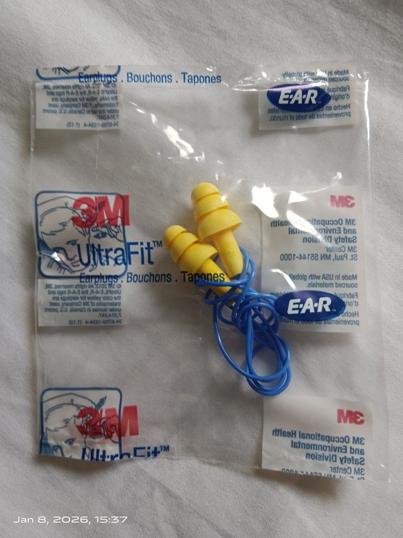 Genuine 3M Reusable Earplugs Ear Plugs (Category: Ear Care) located in Manila. Submitted by mhar_declutter (Listing ID 1414328565, Image 3). Description: washable reusable 100% Original Guaranteed authentic 3M Earplug.