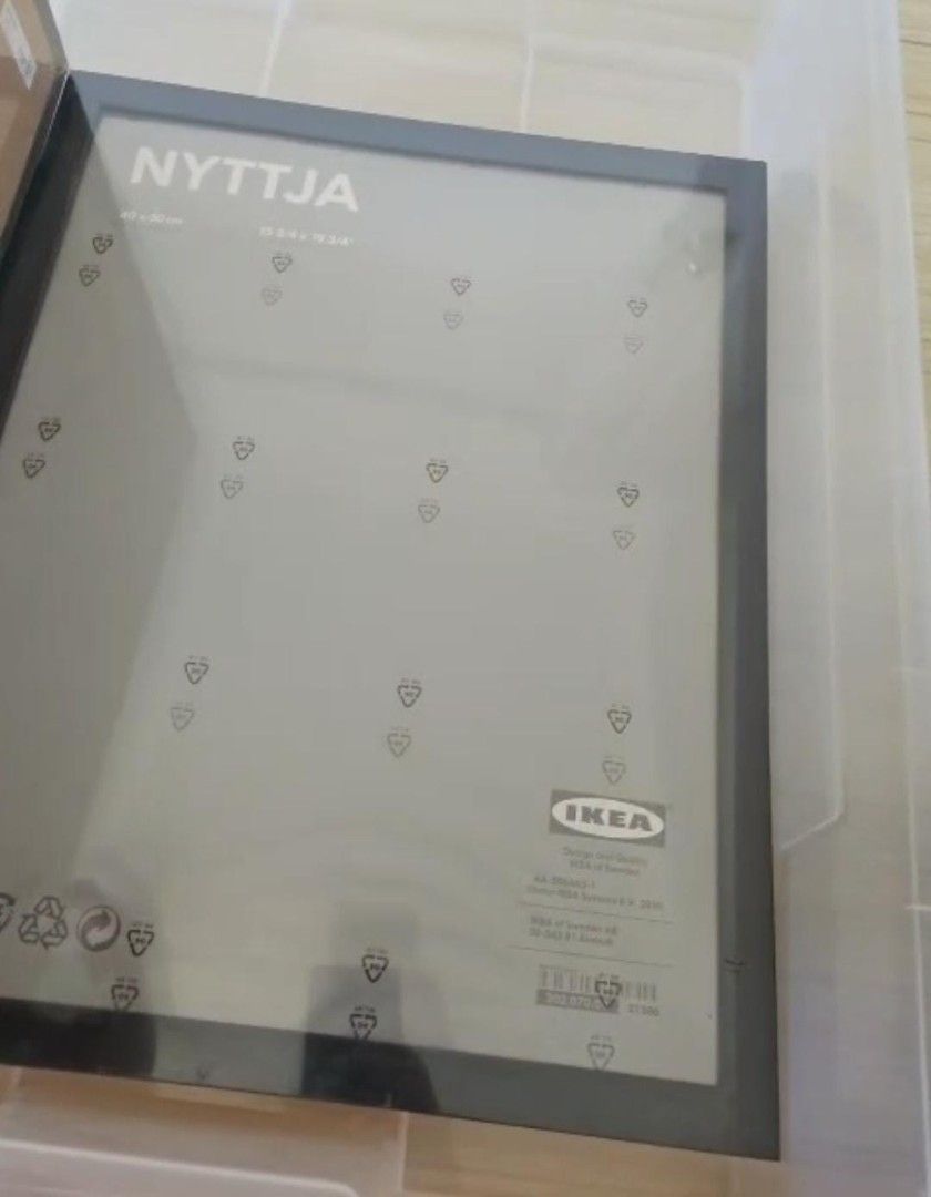 Ikea Frames (Category: Frames & Pictures) located in Singapore. Submitted by cat_022 (Listing ID 1414371509, Image 2). Description: Ikea frames completely unused and sealed. All for 15.