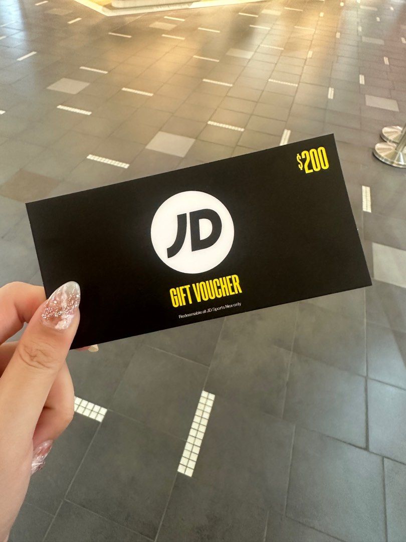 JD SPORTS $200 voucher, Tickets & Vouchers, Vouchers on Carousell
