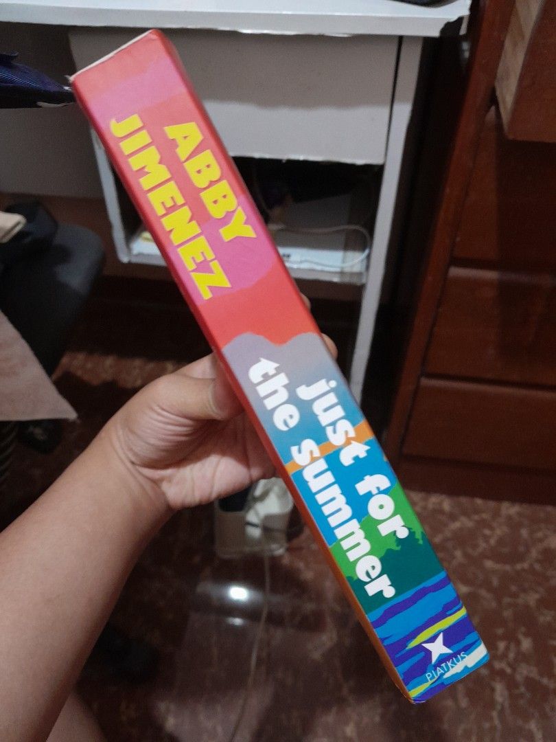 Just for the Summer by Abby Jimenez (Category: Storybooks) located in San Fernando. Submitted by pauladyrt (Listing ID 1414438492, Image 3). Description: - UK Paperback - Slightly tan edges - No other visible flaw PM for more pics MOP: Gcash & BPI (Payment first. No COD.) MOD: J&T, Flash Express, LBC, and same-day delivery via Lalamove, Grab, or Maxim (around Pampanga) . Can do meetups in SM Clark or SM Pampanga with 30 pesos handling fee..