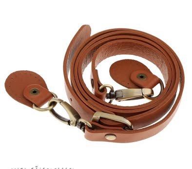 Leather Bag Strap with Metal Clasps (Category: Cross-body Bags) located in Santa Rosa. Submitted by sweetsillystuff (Listing ID 1414329459, Image 2). Description: Note! Ships immediately for on-hand Brand new and high quality Soft and comfortable, perfect replacement for your bag Pre-drilled sewing holes, which can help make your DIY craft projects more easily and well. Perfect for handbags,shouder bag and crossbody bag, etc. And also can be use 