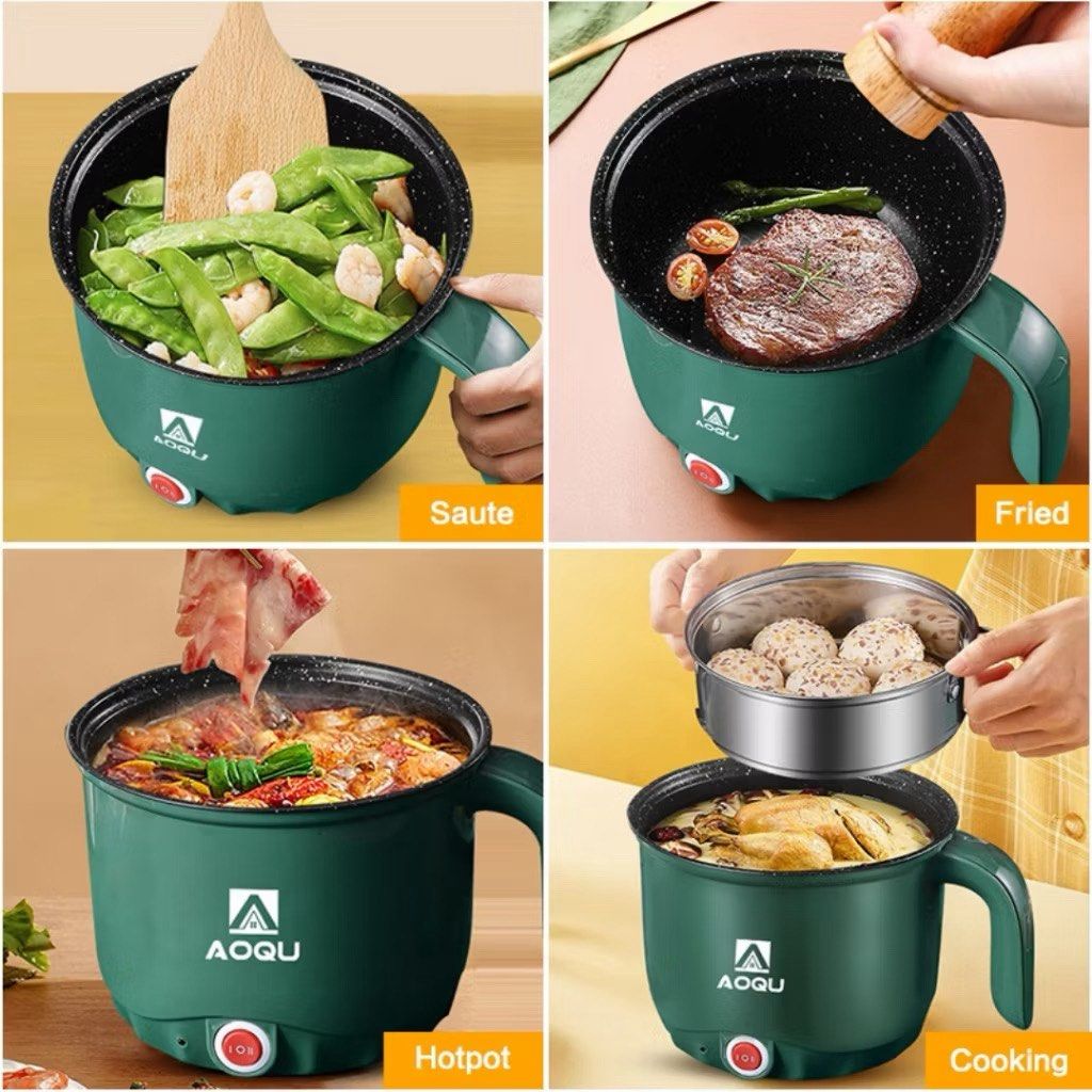 Mini Rice Cooker (Category: Cookers) located in Manila. Submitted by jinariii (Listing ID 1414367684, Image 2). Description: ▫️NEW ▫️Perfect for solo ▫️Multi-functional cooker ▫️Color green.