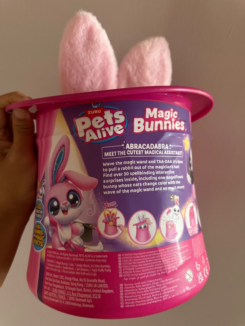 ⭐️NEW⭐️ZURU Pets Alive Magic Bunnies - Abracadabra, Hobbies & Toys ...