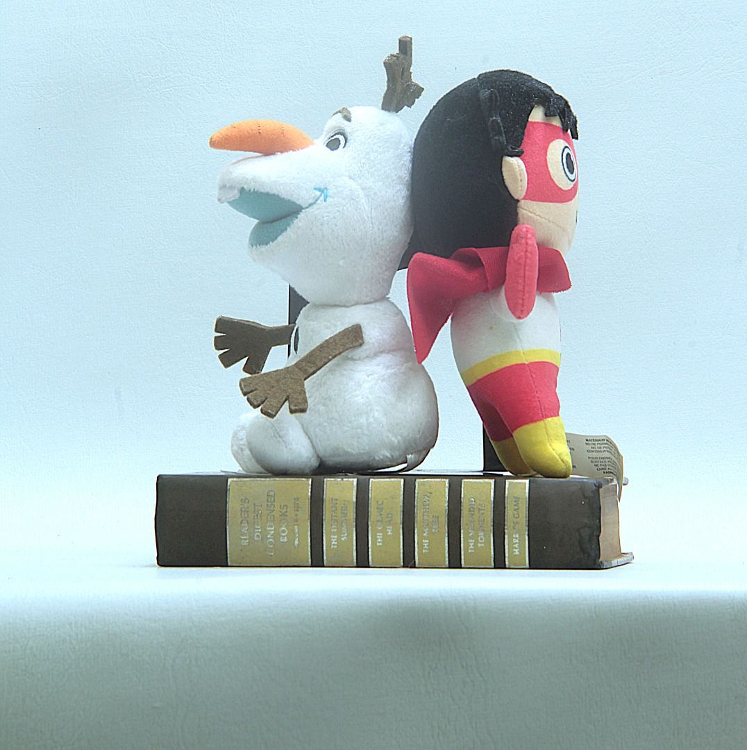 Olaf and Ryan's World (Category: Designer & Blind Box Toys) located in Mandaue City. Submitted by maxguiller89260 (Listing ID 1414298045, Image 3). Description: Olaf Stuff Item missing book fixture tags complete, clean no issue like new. Ryan's World has a gash on right hand, minor opening that needs to be sutured/sewn. Also clean no issue. LBC COD Npouch Med/L around 150PHP-250PHP.