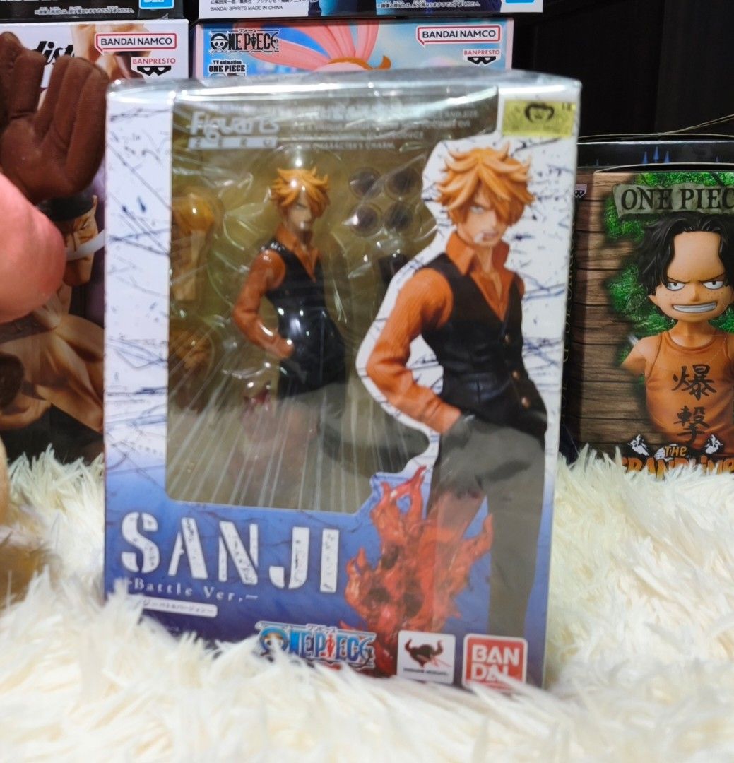 one Piece authentic figures collectibles (Category: Figurines & Statues) located in Manila. Submitted by daily.tipid (Listing ID 1413201978, Image 1). Description: one Piece authentic figures collectibles 950 each KOA Law KOA Sanji KOA Luffy bounceman KOA Oden KOA Roger 1300 Negai Shinnen Luffy G5 - sold 🔁 Trade-in sa Hot Toys, Funko Pop, Ichiban Kuji, or Nendoroid 💰 Mas tipid pag bundle — dadamihan mo, mas baba presyo PM lang. Send your offer 