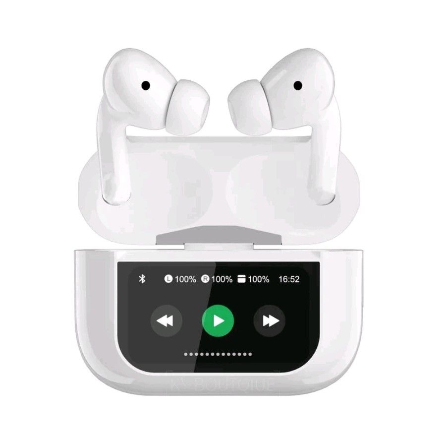 Pre Order• A9 Pro Wireless Touchscreen Earbuds (Category: Earphones) located in Manila. Submitted by jpeaa (Listing ID 1414370062, Image 3). Description: Wireless Earbuds A9 Pro – Preorder 🎧 Features: True wireless Bluetooth earbuds Clear sound and deep bass Compact and portable charging case Easy pairing with all devices Preorder: Purchase after payment via GCash. Tracking number will be provided. Price: ₱399 Delivery: Straight to your address 